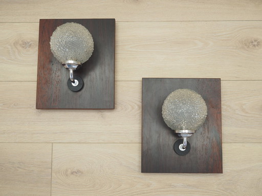 Set Of Two Wall Lamps, Danish Design, 1970S, Production: Denmark