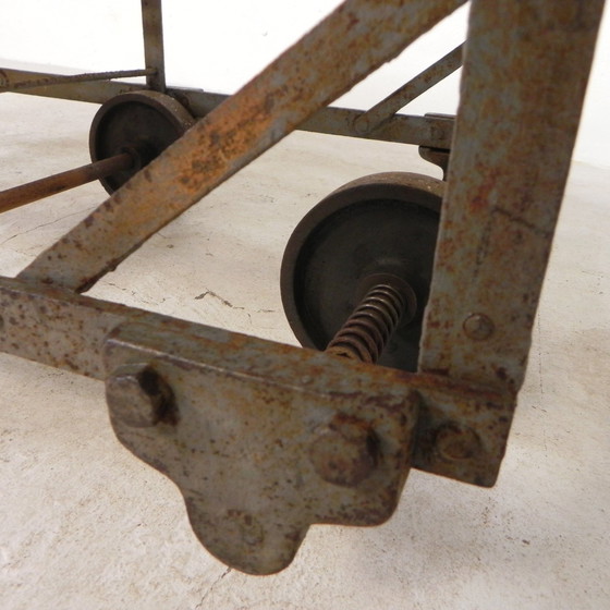 Image 1 of Carrello industriale per 50 bottiglie di vino, anni &#39;30