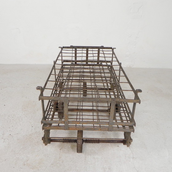 Image 1 of Carrello industriale per 50 bottiglie di vino, anni &#39;30