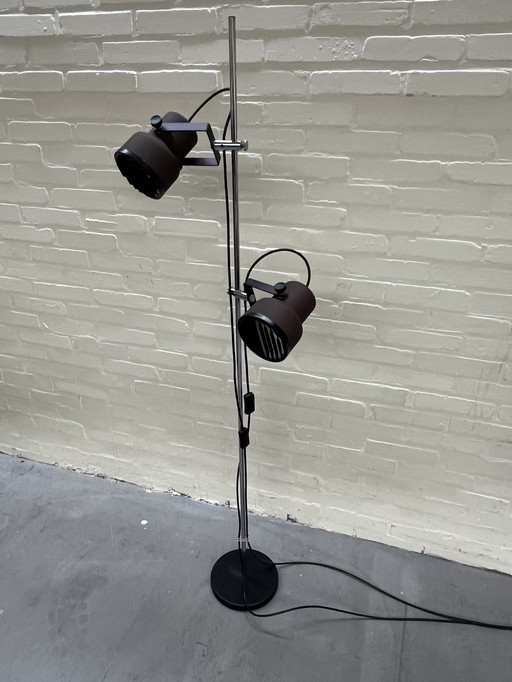 1970s Floor Lamp, 2 Spots