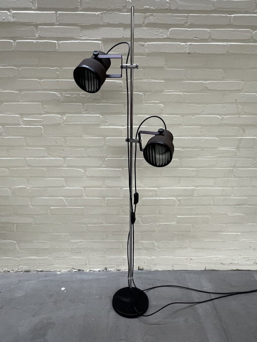 1970s Floor Lamp, 2 Spots