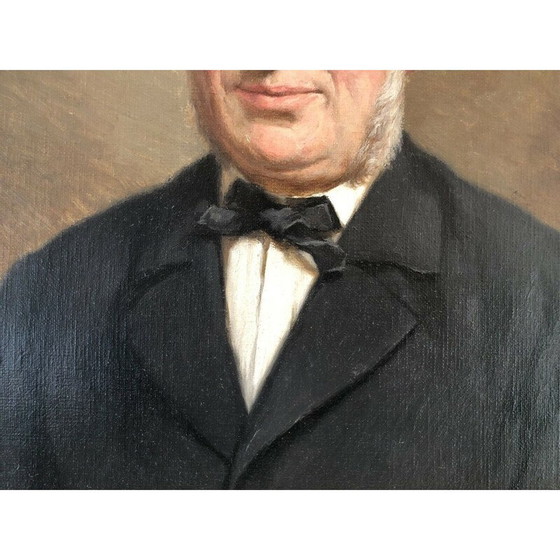 Image 1 of Oil on canvas vintage Lyon school signed by Paul Claude Jance