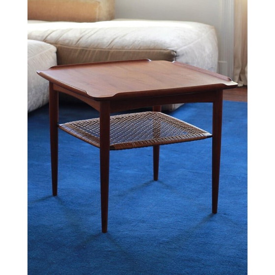 Image 1 of Tavolino vintage in teak di Poul Jensen per Selig for Jensen, 1960