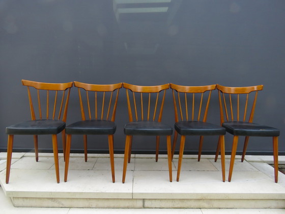 Image 1 of 5x chaises de salle à manger Stevens