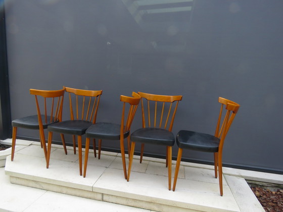 Image 1 of 5x chaises de salle à manger Stevens