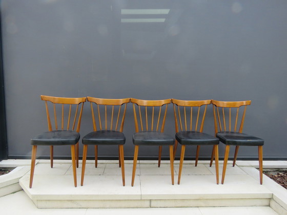 Image 1 of 5x Stevens dining chairs