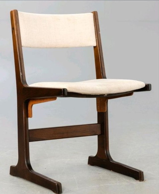 Image 1 of 6x Mid - Century Poul H. Poulsen, Designer Chairs For Farstrup Danmark, Danish