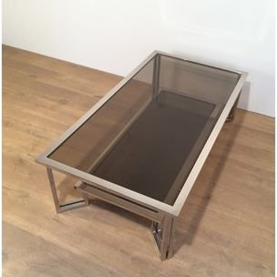Image 1 of Vintage chrome coffee table, 1970