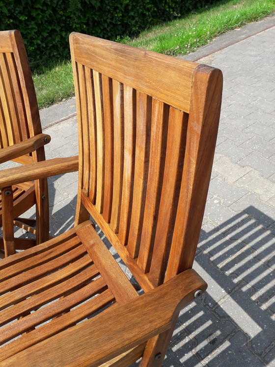 Image 1 of 4x Hattersley Collection bistro chairs, foldable