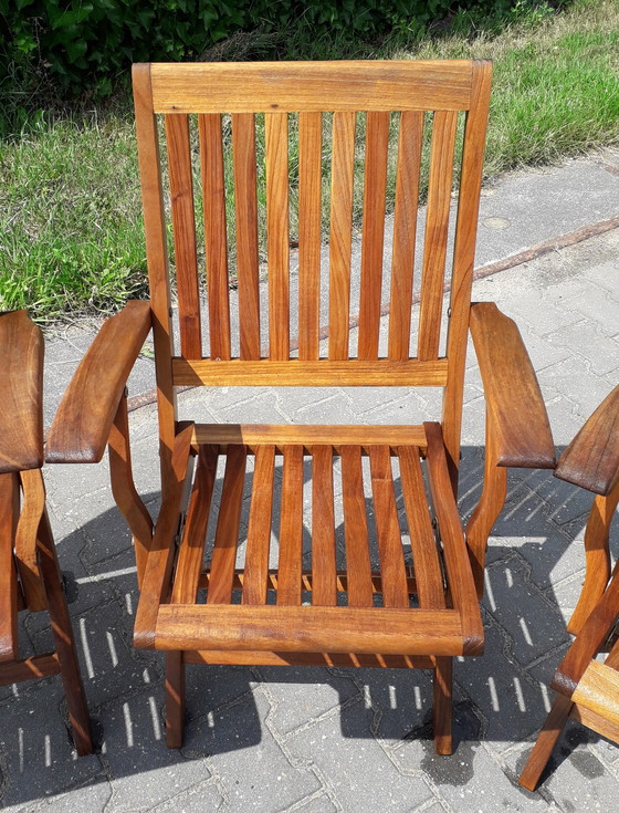 Image 1 of 4x Hattersley Collection bistro chairs, foldable