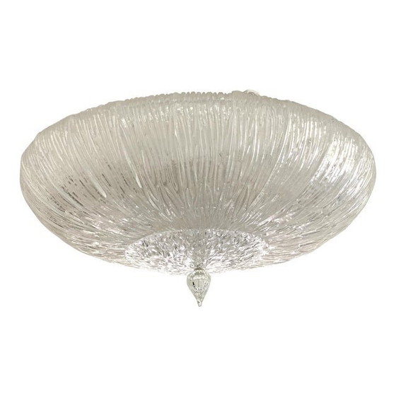 Image 1 of Contemporary Murano Glass Sputnik Flush Mount, In Venini Style