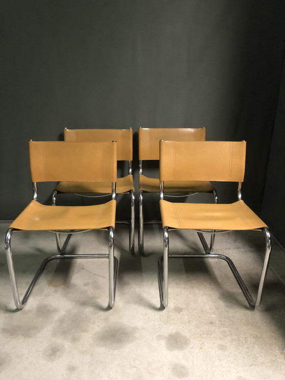 Image 1 of Chaises de salle à manger Fasem de Mart Stam