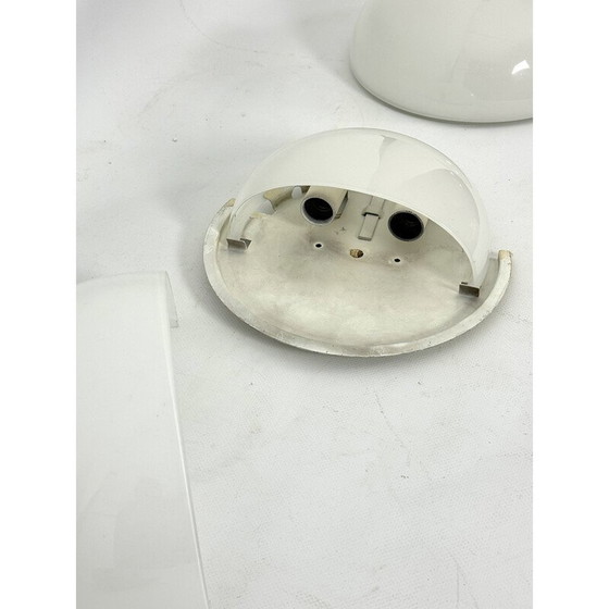 Image 1 of Pair of vintage Mania wall lamp in Murano glass and brass by Vico Magistretti for Artemide, Italy 1960