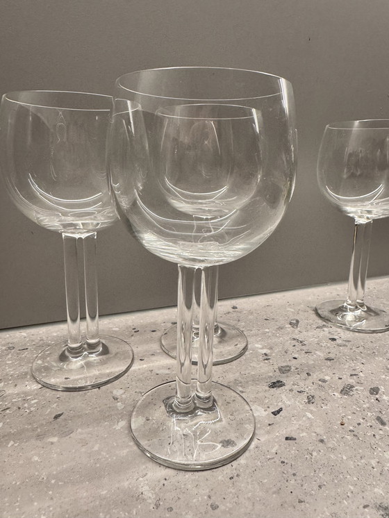 Image 1 of 4 Rosenthal X Mario Bellini Wine Glasses - Cupola Design From Crystal