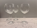 4 Rosenthal X Mario Bellini Wine Glasses - Cupola Design From Crystal