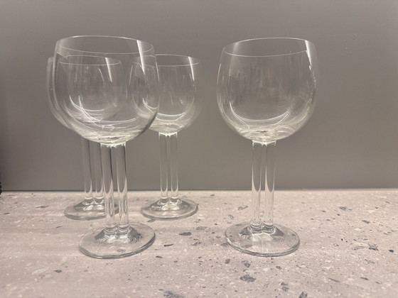 Image 1 of 4 Rosenthal X Mario Bellini Wine Glasses - Cupola Design From Crystal