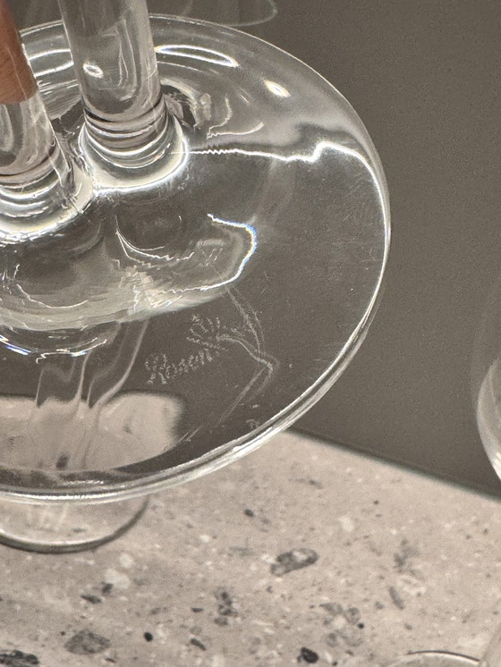 Image 1 of 4 Rosenthal X Mario Bellini Wine Glasses - Cupola Design From Crystal