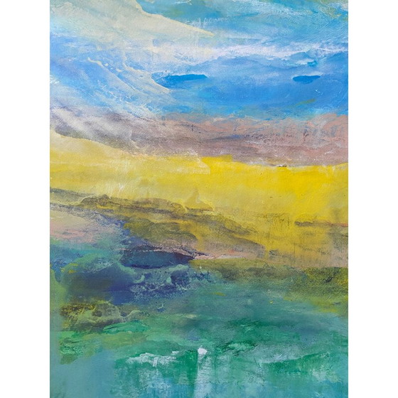 Image 1 of Composition abstraite vintage Zenaken, 1954