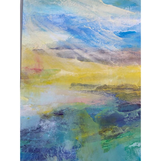 Image 1 of Composition abstraite vintage Zenaken, 1954