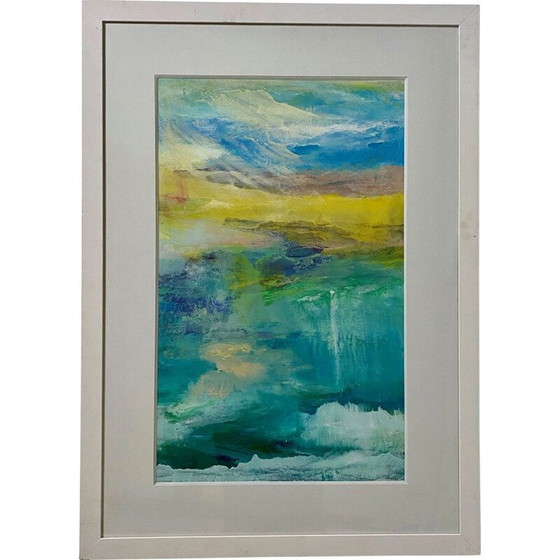 Image 1 of Composition abstraite vintage Zenaken, 1954