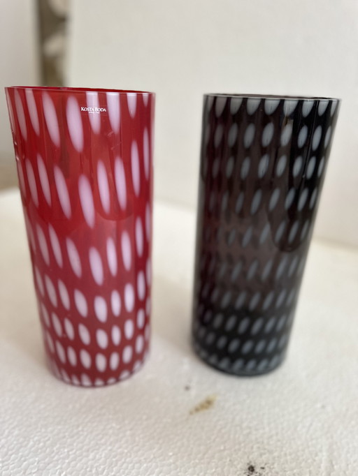 2x Kosta Boda Vase