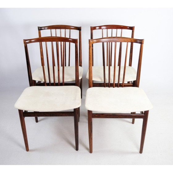 Image 1 of Set of 4 vintage rosewood chairs by Henning Sørensen, 1968