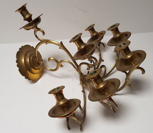 Brass Wall Chandelabra