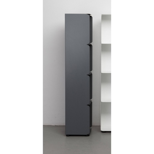 Gray Cabinet 160X40 Cm Design Nendo For Quodes - on legs