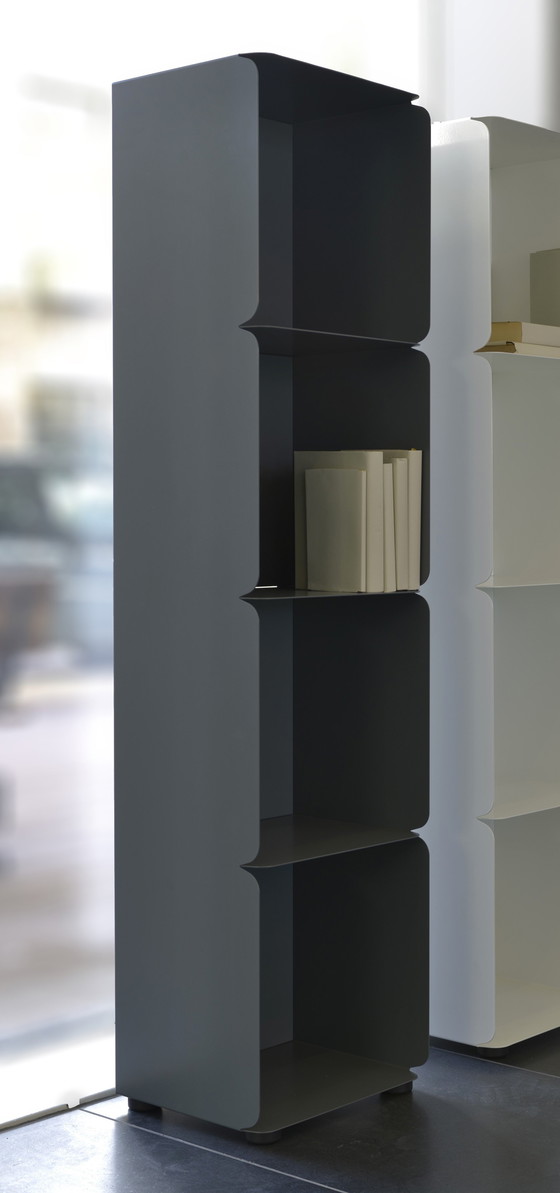 Image 1 of Gray Cabinet 160X40 Cm Design Nendo For Quodes - on legs