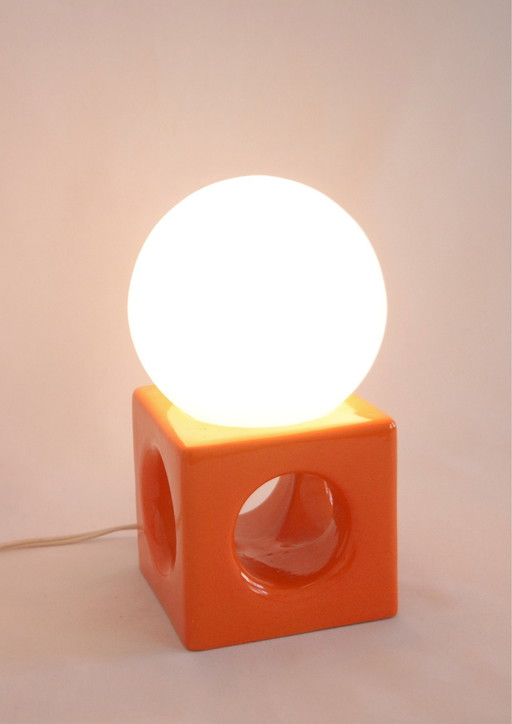 Space Age Ceramic Table Lamp