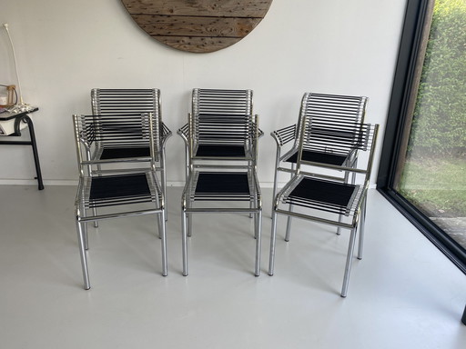 6x René Herbst Sandow Chairs