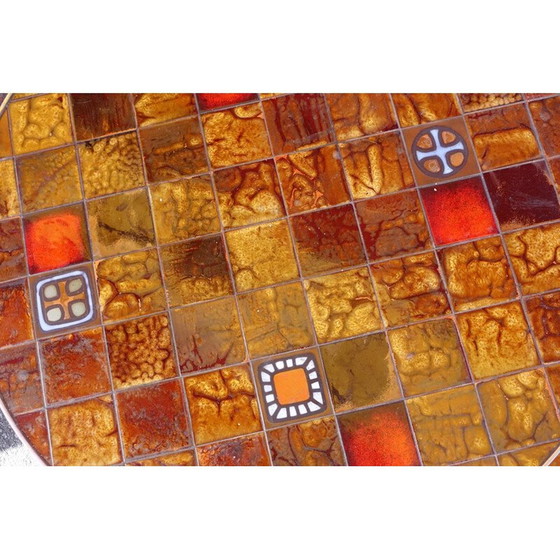 Image 1 of Metal and ceramic coffee table, 1970