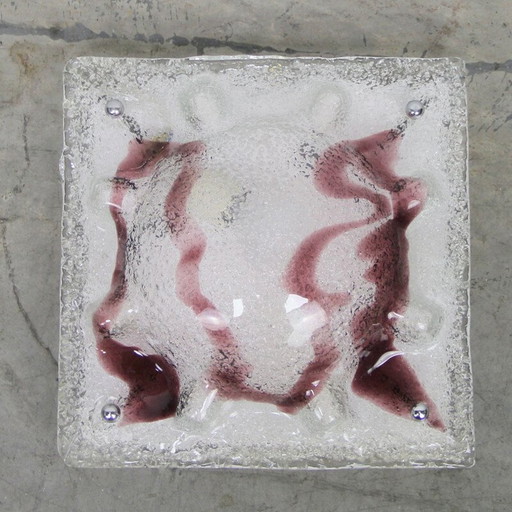 Vintage Murano glass ceiling lamp, 1970