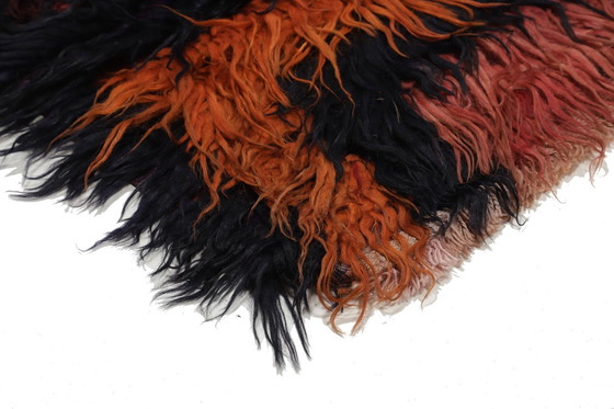 Image 1 of Designer Handwoven Kilim Modern And Plants Nature Color - Kilim - 320 Cm - 95 Cm - Shaggy Kilim