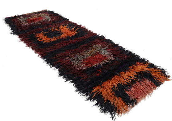 Image 1 of Designer Handwoven Kilim Modern And Plants Nature Color - Kilim - 320 Cm - 95 Cm - Shaggy Kilim