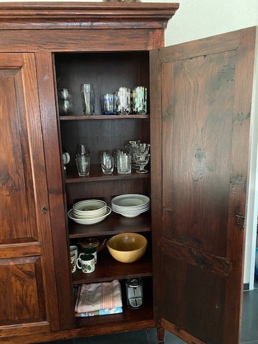 Teak Leg Cabinet