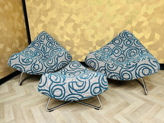 Image 1 of 2X Chili Armchair With Ottoman By Paul Falkenberg