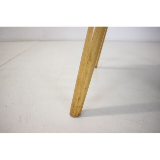 Image 1 of Set of 4 vintage wood and fabric dining chairs by Antonin Suman, Czechoslovakia 1960s