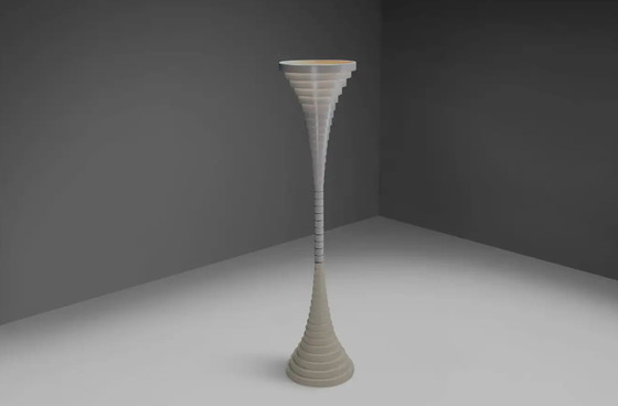 Image 1 of Fumagalli ‘Helga’ Floor Lamp by Silvio Bilangione and Paolo Portoghesi