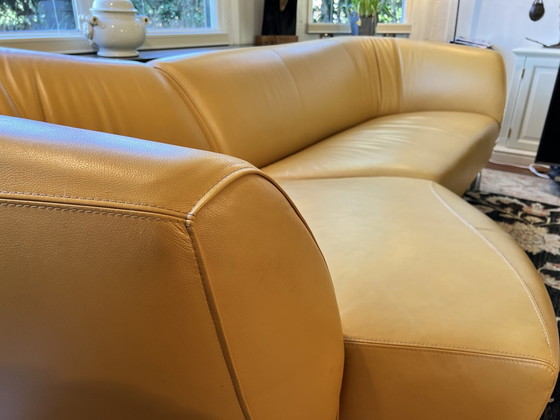 Image 1 of Leolux Pupilla chaise longue sofa in Wapiti leather