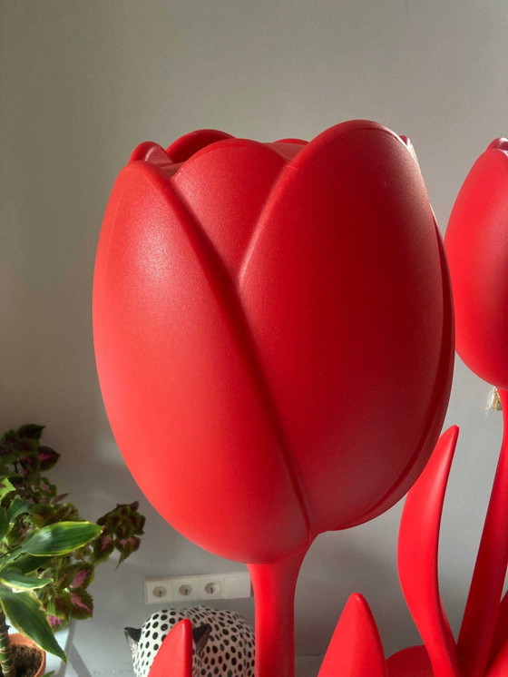 Image 1 of Myyour Tulips Red Tulip XL Red outdoor light sculpture