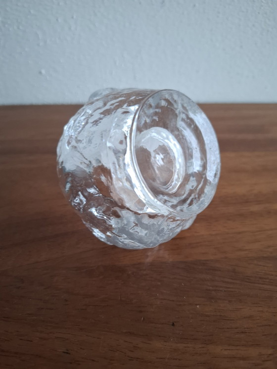 Image 1 of Swedish tea light holder snowball Ann Warff Kosta Boda