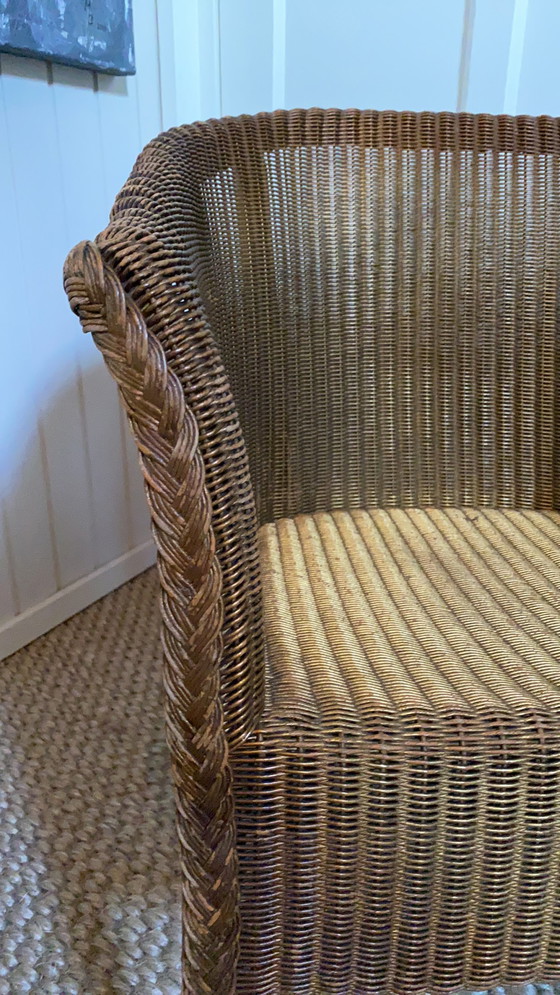 Image 1 of 2x Lloyd Loom armchair