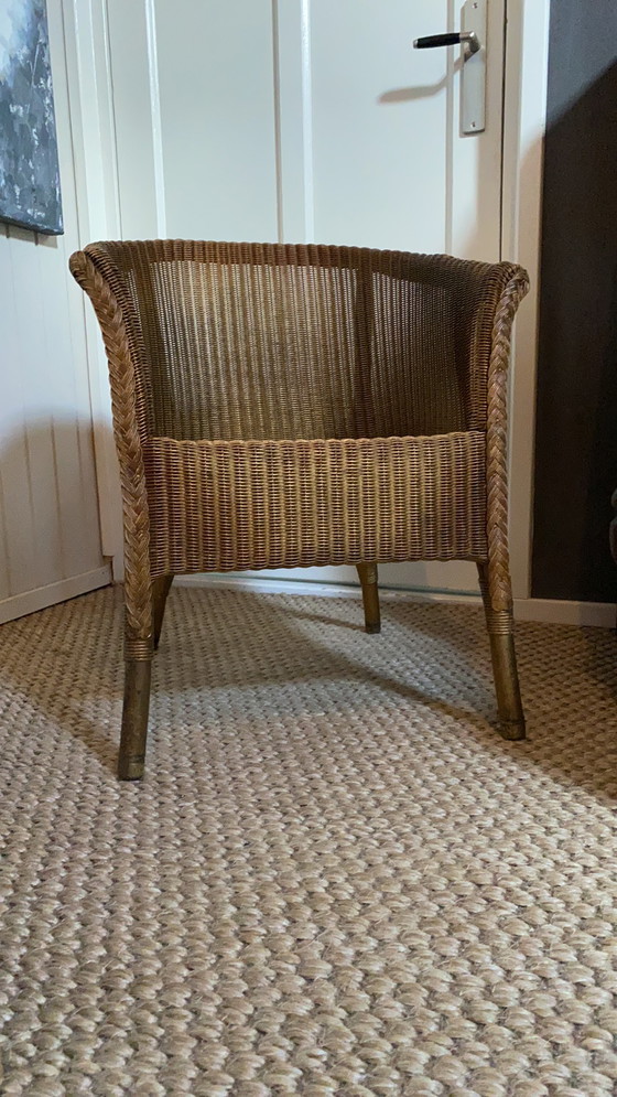 Image 1 of 2x Lloyd Loom armchair