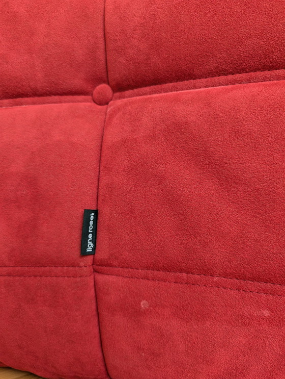 Image 1 of Ligne Roset Togo Set - Alcantara Goya Red