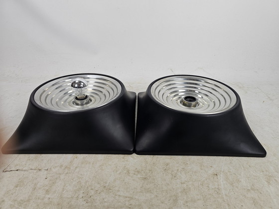 Image 1 of Set of Wall Lights By Studio Nizzoli For Stilnovo Italy 60S