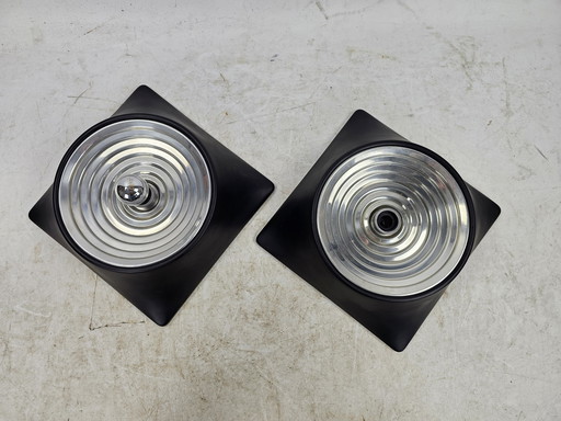 Set of Wall Lights By Studio Nizzoli For Stilnovo Italy 60S