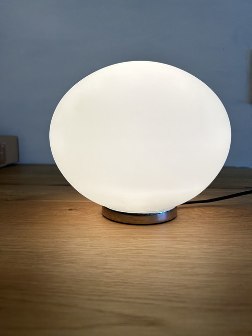 Leucos bedside lamp frosted glass