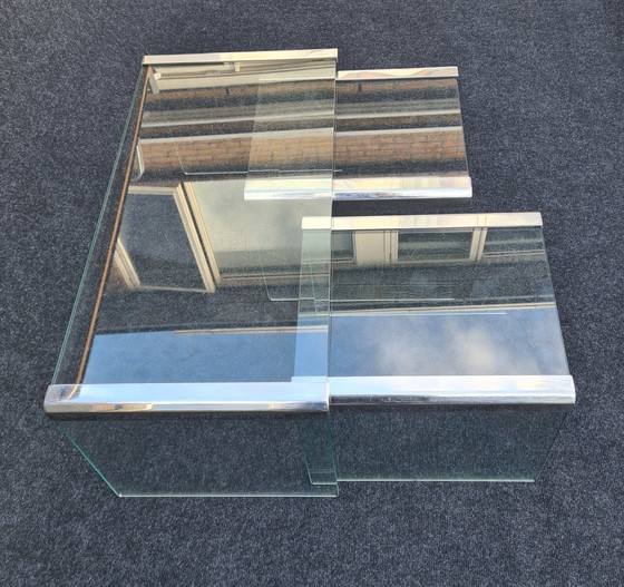 Image 1 of Gallotti & Radice coffee table with side tables T35R