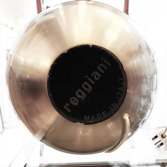 Image 1 of Lampada da tavolo vintage in metallo e ottone di Gioffredo Reggiani, 1970